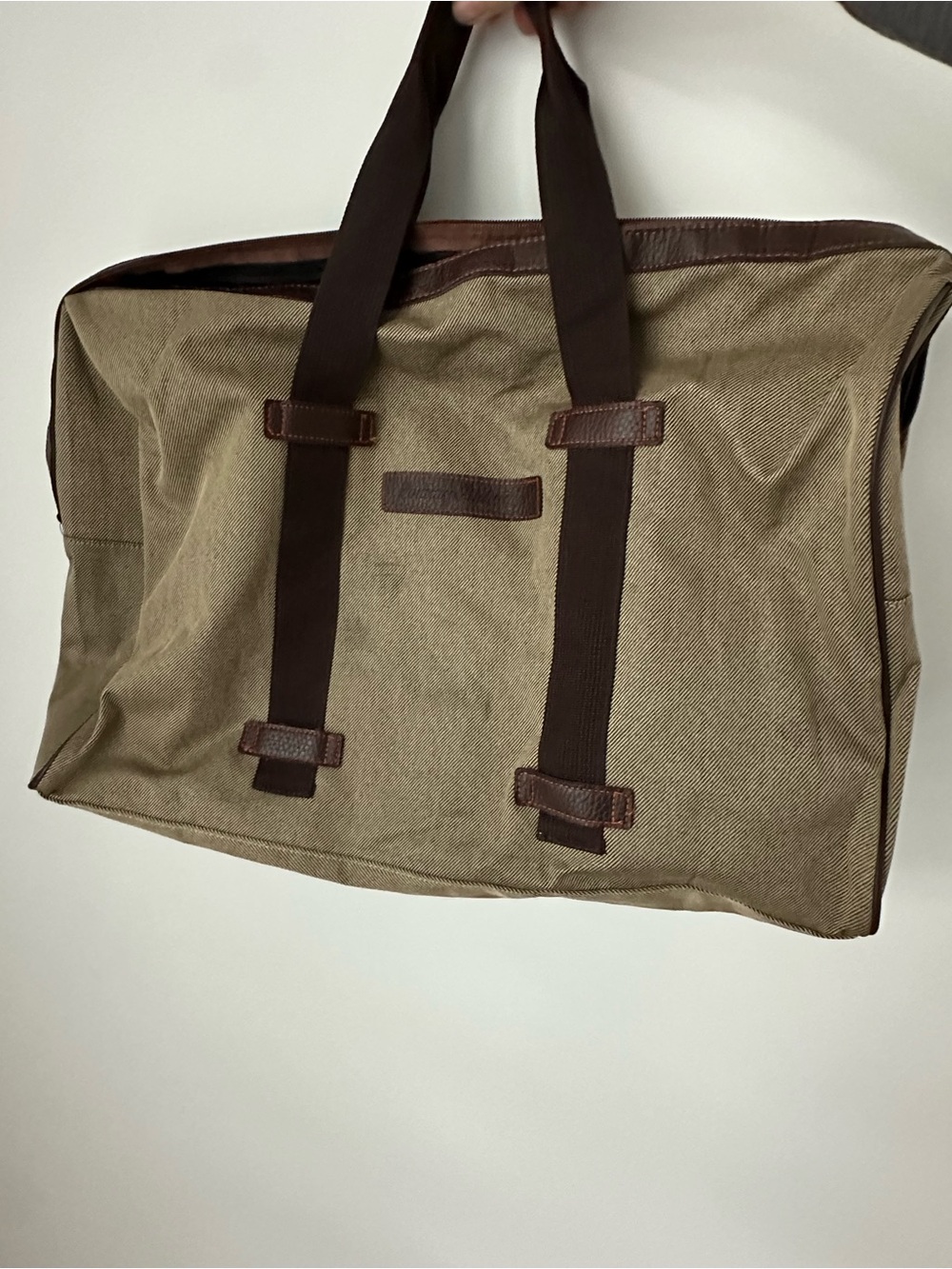 Canvas Tommy Bahamas’s Weekend Tote Bag in Khaki Brown - Unbranded